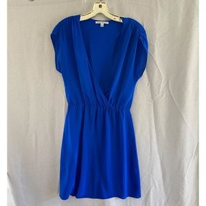 Cobalt Blue Amanda Uprichard Silk Dress